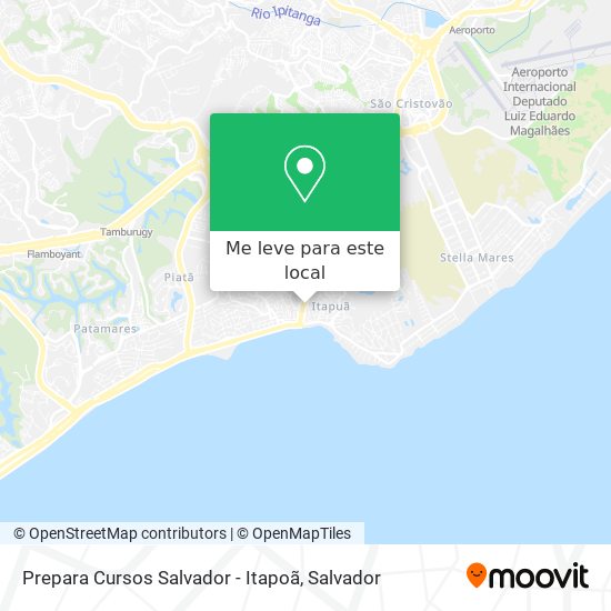 Prepara Cursos Salvador - Itapoã mapa