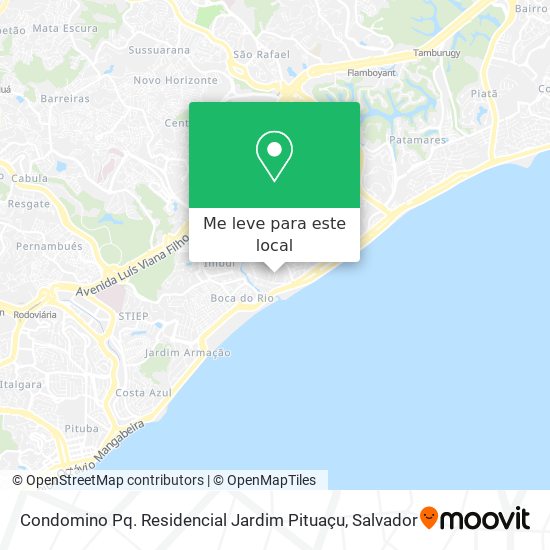 Condomino Pq. Residencial Jardim Pituaçu mapa