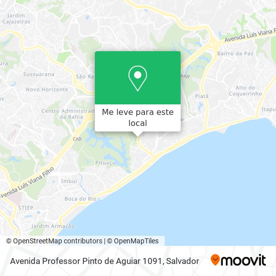 Avenida Professor Pinto de Aguiar 1091 mapa