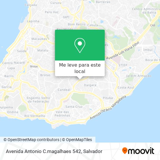 Avenida Antonio C.magalhaes 542 mapa