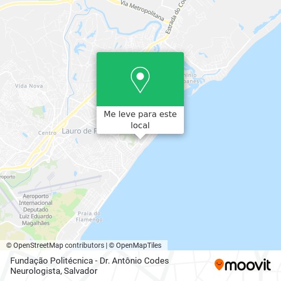 Fundação Politécnica - Dr. Antônio Codes Neurologista mapa