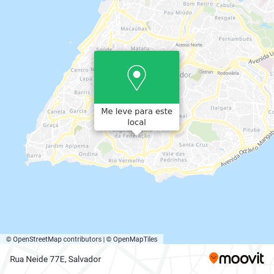 Rua Neide 77E mapa