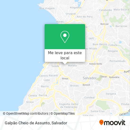 Galpão Cheio de Assunto mapa
