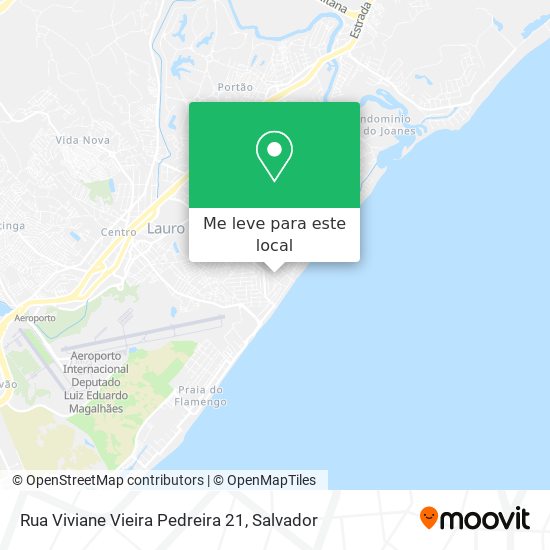 Rua Viviane Vieira Pedreira 21 mapa