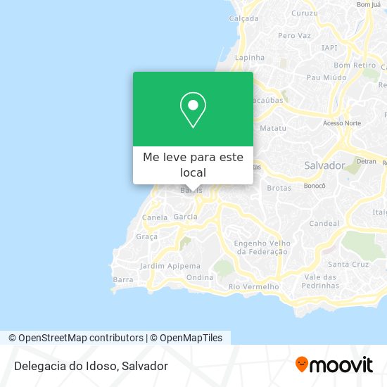 Delegacia do Idoso mapa