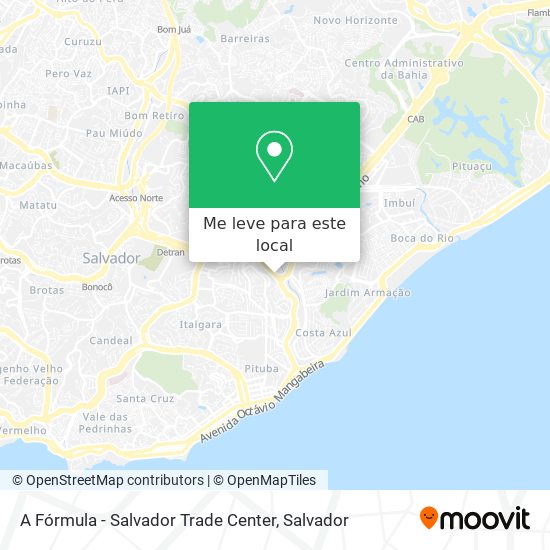 A Fórmula - Salvador Trade Center mapa