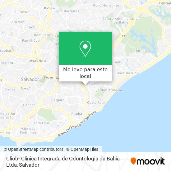 Cliob- Clinica Integrada de Odontologia da Bahia Ltda mapa