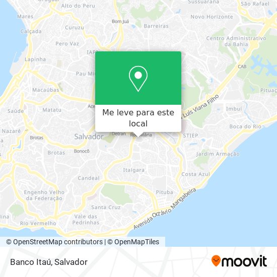 Banco Itaú mapa