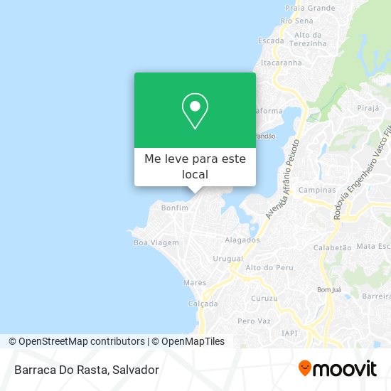 Barraca Do Rasta mapa