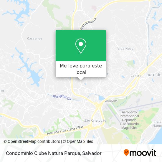 Condomínio Clube Natura Parque mapa