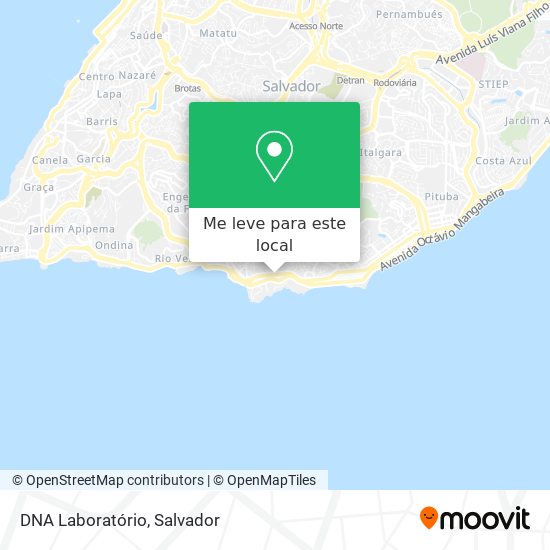 DNA Laboratório mapa