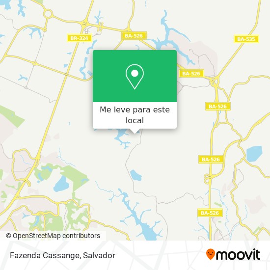 Fazenda Cassange mapa