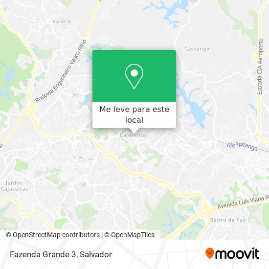 Fazenda Grande 3 mapa