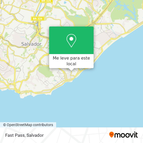 Fast Pass mapa