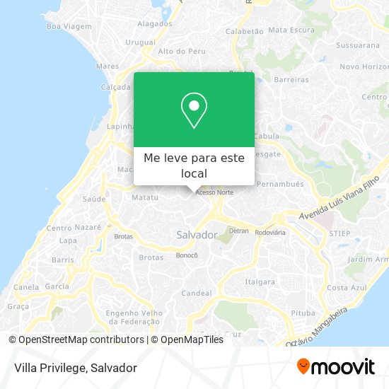 Villa Privilege mapa