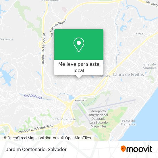 Jardim Centenario mapa