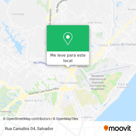 Rua Canudos 04 mapa