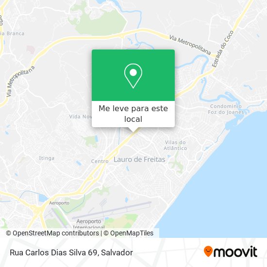 Rua Carlos Dias Silva 69 mapa