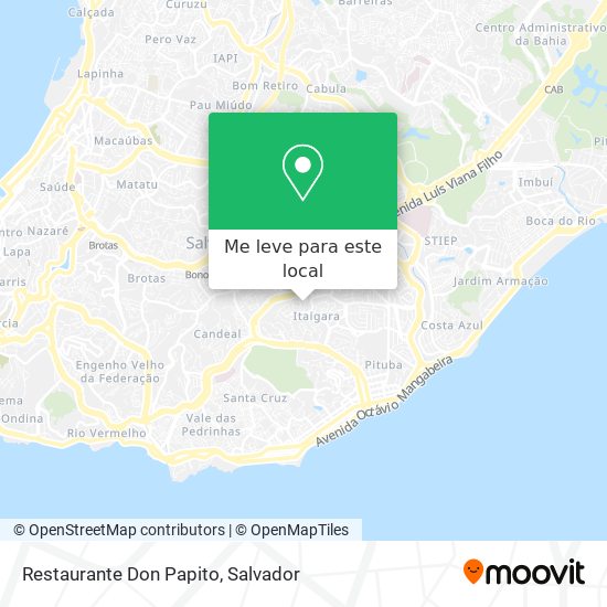 Restaurante Don Papito mapa