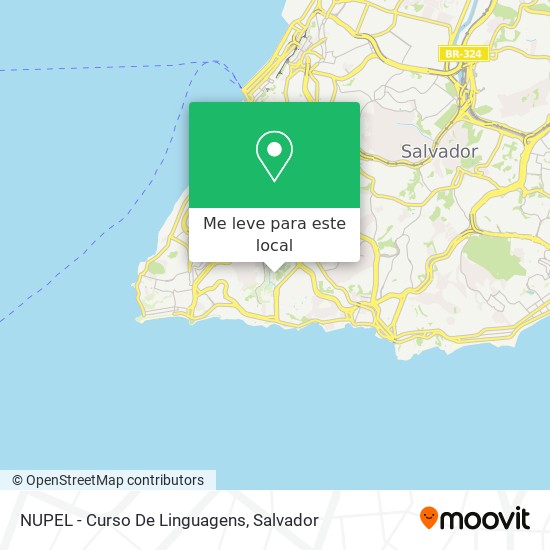 NUPEL - Curso De Linguagens mapa