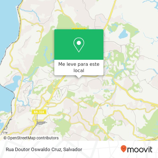 Rua Doutor Oswaldo Cruz mapa