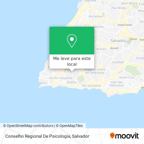 Conselho Regional De Psicologia mapa