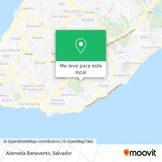 Alameda Benevento mapa