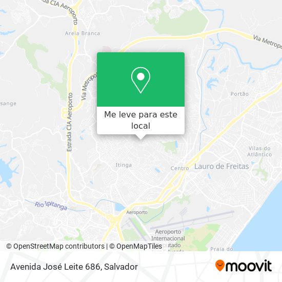 Avenida José Leite 686 mapa