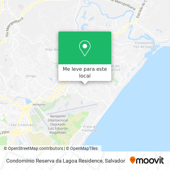 Condomínio Reserva da Lagoa Residence mapa