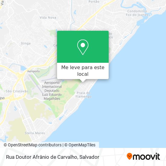 Rua Doutor Afrânio de Carvalho mapa