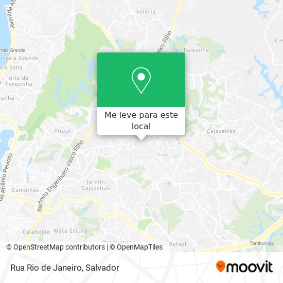 Rua Rio de Janeiro mapa