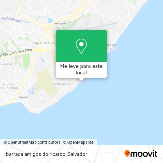 barraca amigos do ricardo mapa