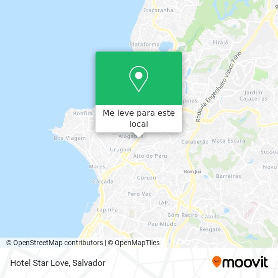 Hotel Star Love mapa