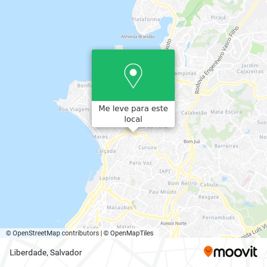 Liberdade mapa