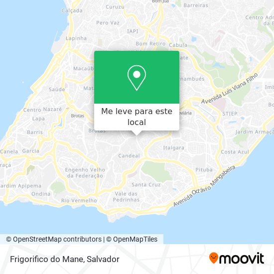 Frigorifico do Mane mapa