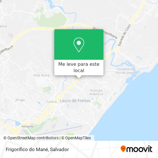 Frigorífico do Mané mapa