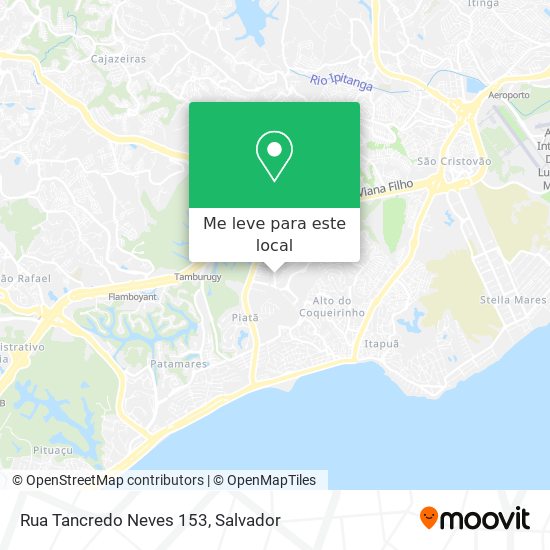 Rua Tancredo Neves 153 mapa