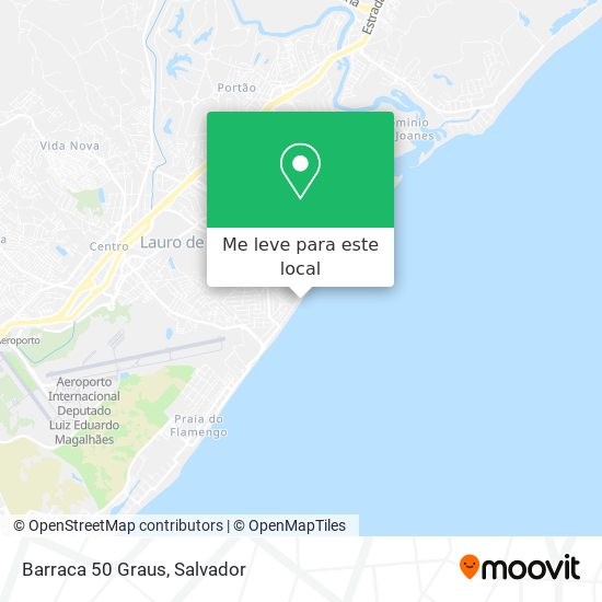 Barraca 50 Graus mapa