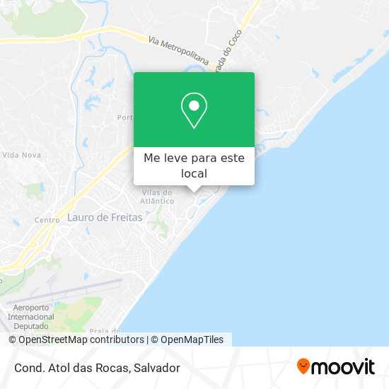 Cond. Atol das Rocas mapa