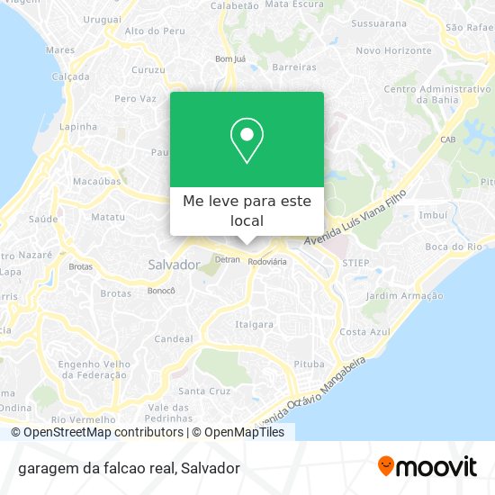 garagem da falcao real mapa