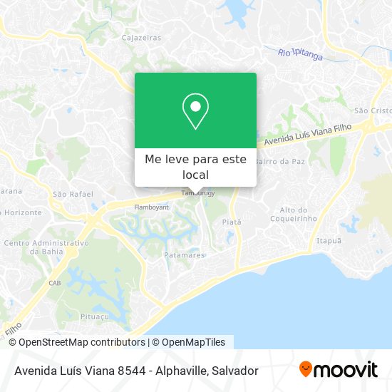 Avenida Luís Viana 8544 - Alphaville mapa
