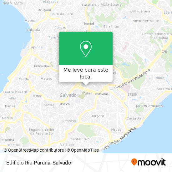 Edificio Rio Parana mapa