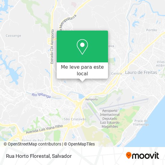 Rua Horto Florestal mapa