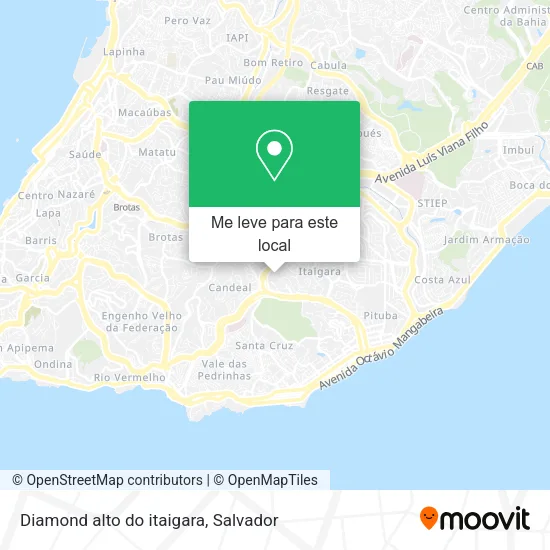 Diamond alto do itaigara mapa