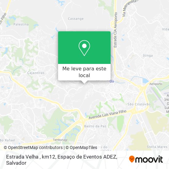 Estrada Velha , km12, Espaço de Eventos ADEZ mapa