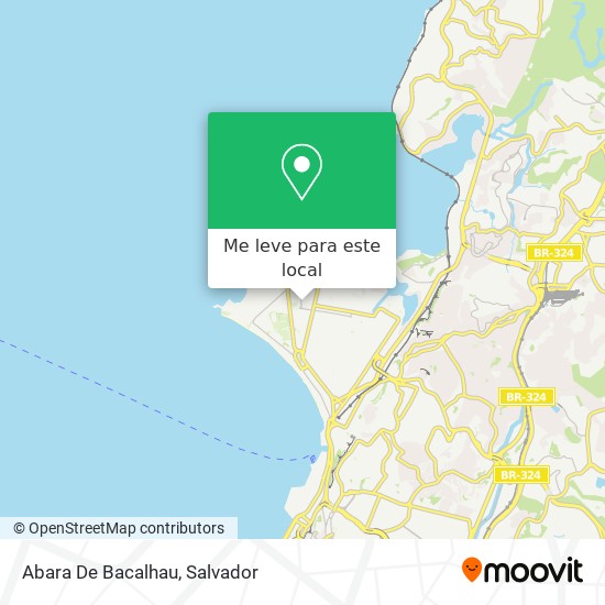 Abara De Bacalhau mapa