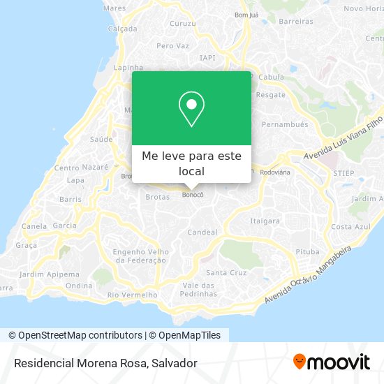 Residencial Morena Rosa mapa
