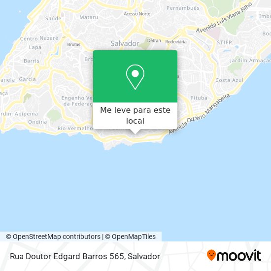 Rua Doutor Edgard Barros 565 mapa