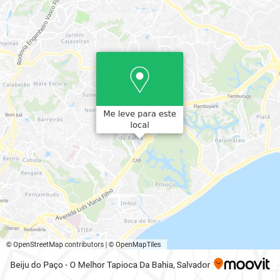Beiju do Paço - O Melhor Tapioca Da Bahia mapa