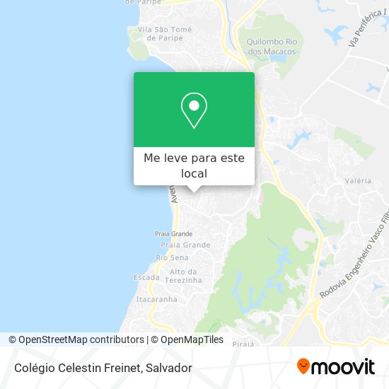 Colégio Celestin Freinet mapa